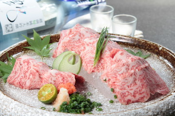 raw beef