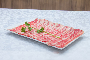 raw beef