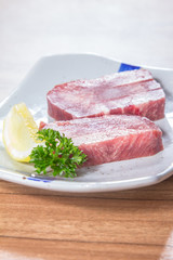 raw beef