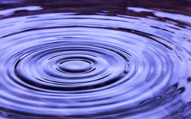 The wave from water drop