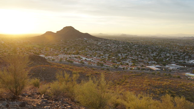 Shadow Mountain Sunset over Phoenix
