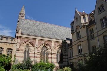 rues, places et b&acirc;timents de la ville universitaire d'Oxford
