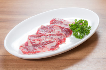 raw beef