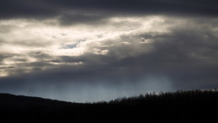 lights in the sky