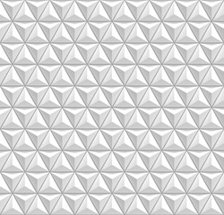 3d triangles seamless pattern ornament - 3d rendering background