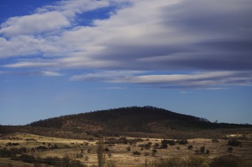 blue cloudy sky