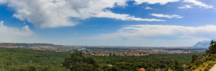 Fototapeta na wymiar Antalya city panorama