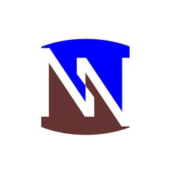 letter NN logo vector