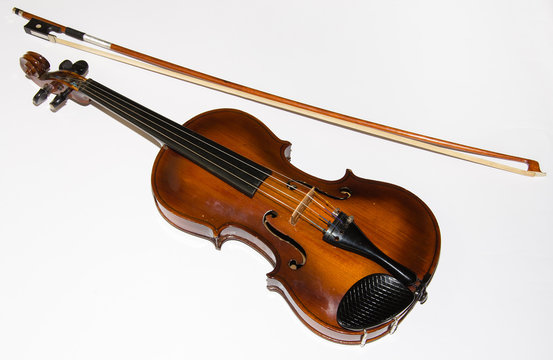 Antico violino in legno