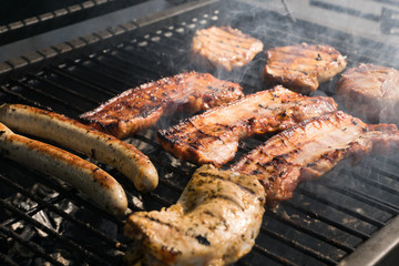 Barbecue meat