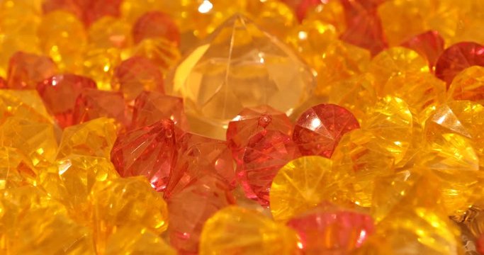 Diamond Crystal closeup macro shot