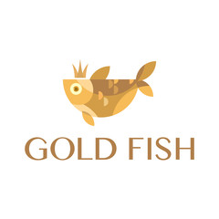 Vector goldfish, aquarium, fish, icon, logo, design, symbol, pet store