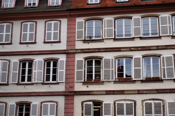 Fototapeta na wymiar in Straßburgs historischer Altstadt