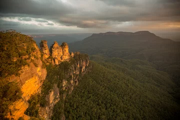 Peel and stick wall murals Three Sisters Three Sisters, Blue Mountains NSW, Australia  