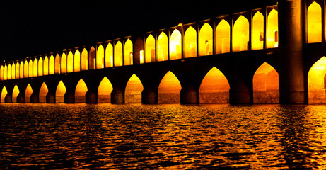 in iran   the old bridge