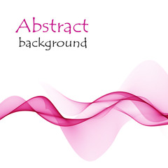 Abstract background with pink waves