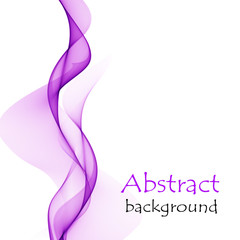 Abstract background with purple waves