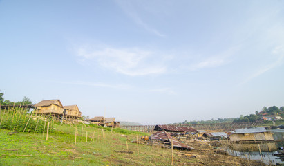 floating village in Kanchanaburi Province, Thailand
