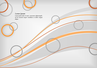 Abstract Line and Circle Background