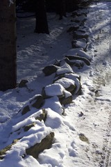 Snow Covered Rocks