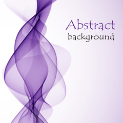 Abstract background with purple waves