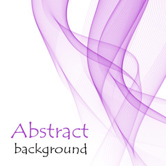 Abstract background with purple waves