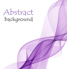 Abstract background with purple waves