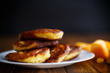 Sweet pumpkin pancake