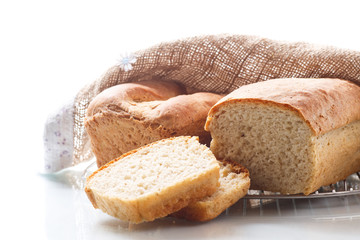 fresh homemade buckwheat bread