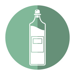 bottle juice fresh healthy icon vector illustration eps 10