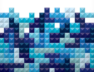 フラットデザイン　ブロック