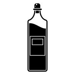 bottle juice fresh healthy pictogram vector illustration eps 10