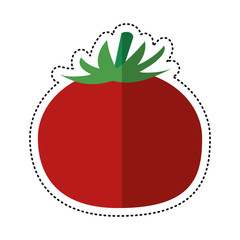 cartoon tomato vegetable healthy food vector illustration eps 10