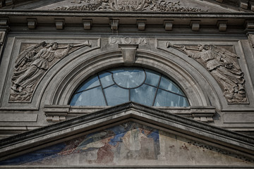 in italy   antique historical  window