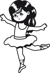 ballerina kind mädchen