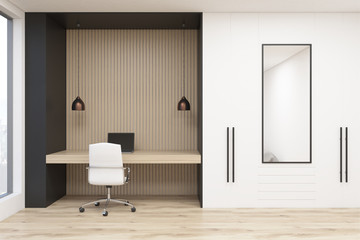 Workplace with computer