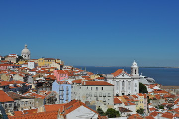 Obraz premium Alfama, Lisbonne, Portugal