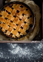 Homemade apple pie