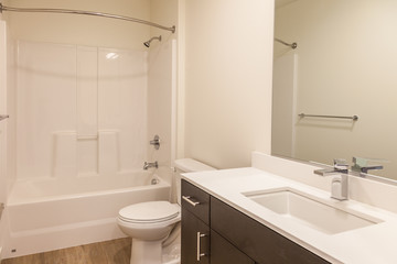 modern white bathroom
