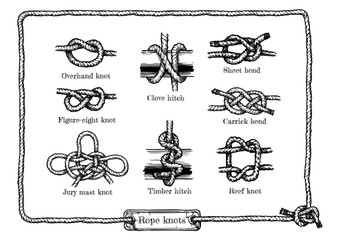 different rope knots