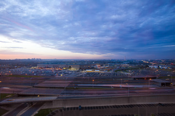 Washington DC and Arlington at night
