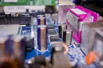 Capacitors on the motherboard