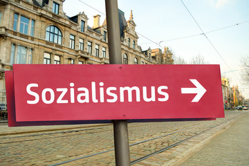 Obraz premium Schild 211 - Sozialismus