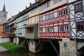 Fototapeta na wymiar Haus, Stadthaus in Erfurt, Thürigen