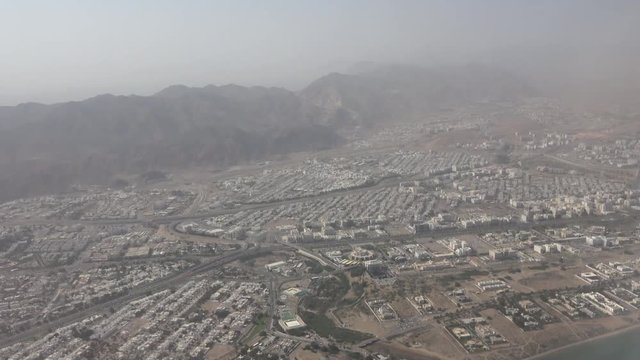 Landeanflug auf Muscat
