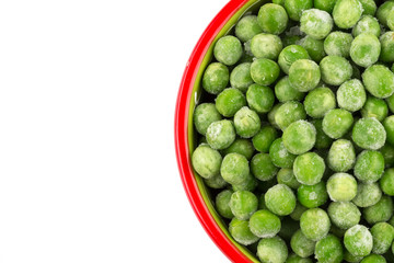 Green frozen peas