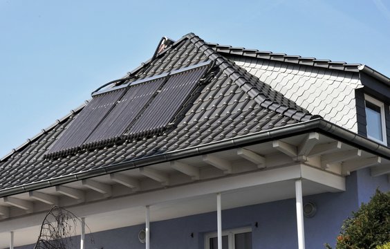 Solaranlage auf Ziegeldach