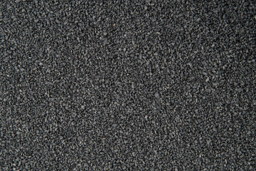 Black small gravel texture background