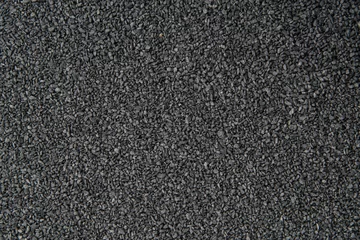 Foto op Canvas Black small gravel texture background © Domforstock