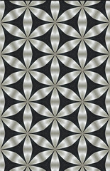 Fototapeta premium white and black stars carpet texture